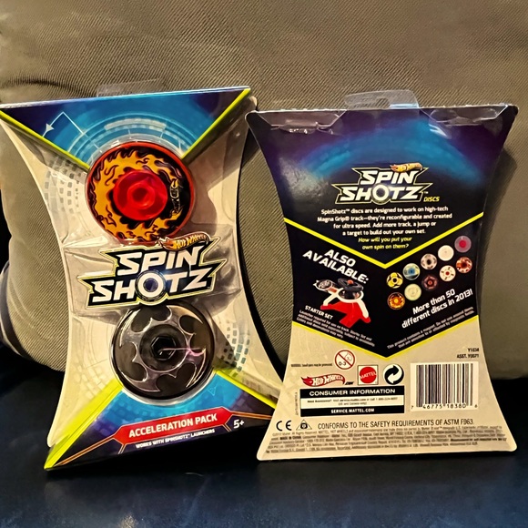 Hot Wheels Spin Shotz Endurance Packs Track Discs multiple color options - Picture 3 of 5